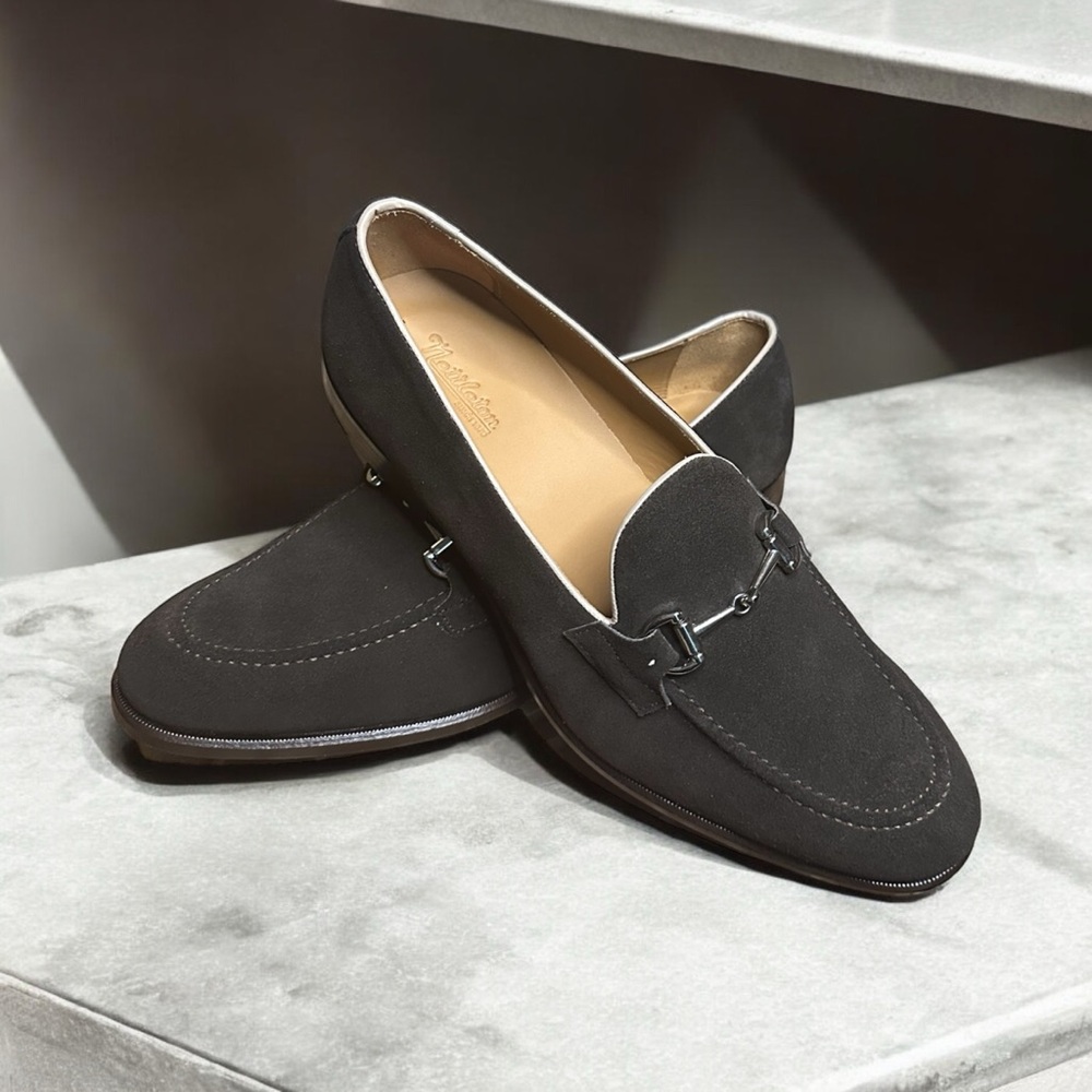 Brown Suede Loafer